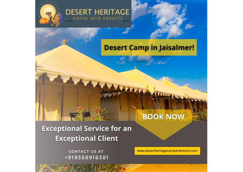 Desert Camp in Jaisalmer - Luxury Tent Experience