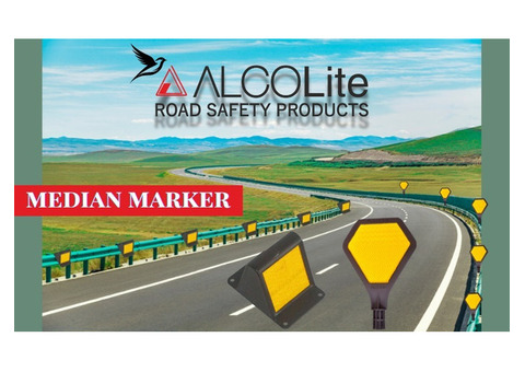 Affordable Alcolite Median Markers for Highway and Road Safety