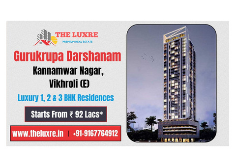 Gurukrupa Darshanam Vikhroli - 1, 2, 3 BHK Luxury Living