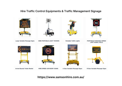 Consult Samson Hire for Reliable Traffic Control Equipment Rental