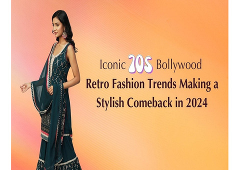 Iconic 70s Bollywood Retro Fashion Trends in 2024 – PepaBai