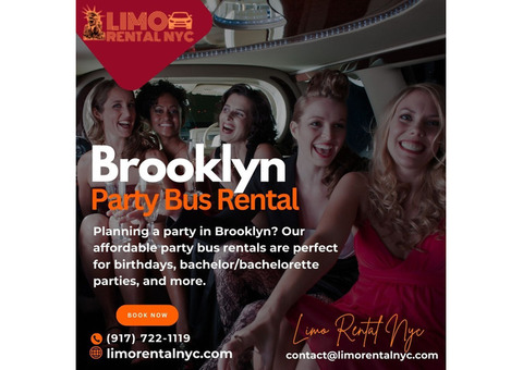 Affordable Party Bus Rental Brooklyn