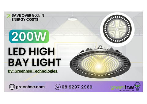 The Ultimate LED HIGH BAY LIGHT 200W