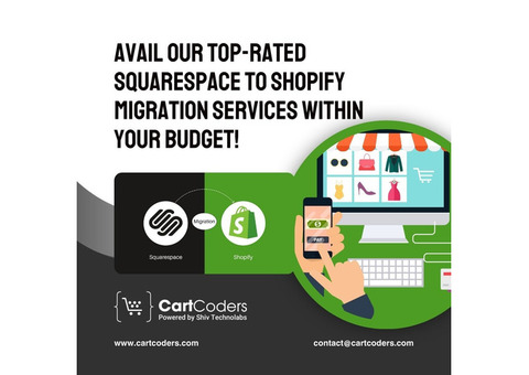 Top-rated Squarespace to Shopify Migration Services