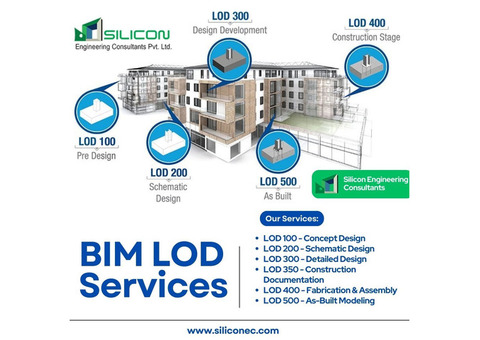 BIM LOD Excellence in Los Angeles with Silicon Engineering Consultants