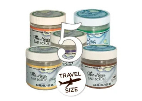 Revitalize Your Skin with The Keys Salt Scrub: Salt Scrub 5 Pack