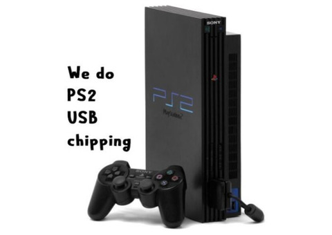 We do PlayStation 2 {PS2} USB chipping