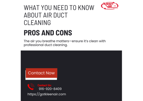 What You Need to Know About Air Duct Cleaning: Pros and Cons