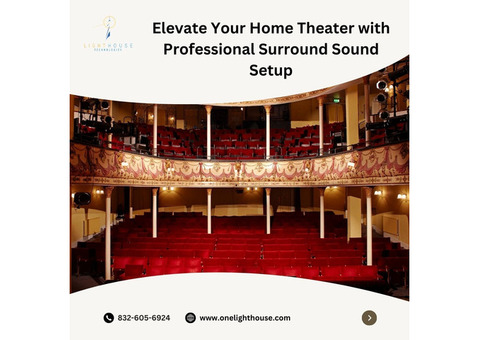 Elevate Your Home Theater with Professional Surround Sound Setup