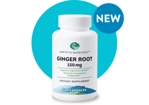 Ginger Root 550 mg Capsules | Digestive Health Support |