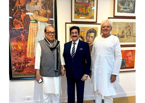 Sandeep Marwah Special Guest at Exhibition of Cinematic Heritage