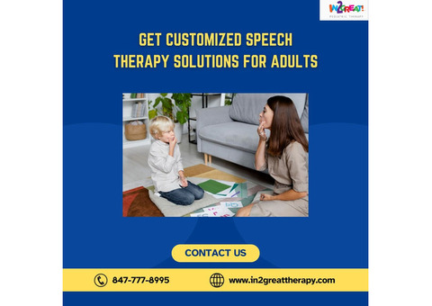 Get Customized Speech Therapy Solutions for Adults