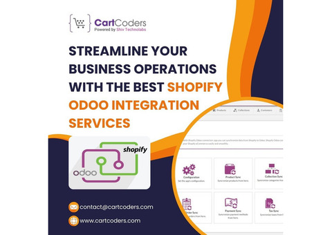 Shopify Odoo Integration Services by CartCoders