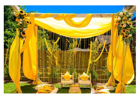 Stunning Wedding Mandap Decoration in Sydney | Call 0430 133 089