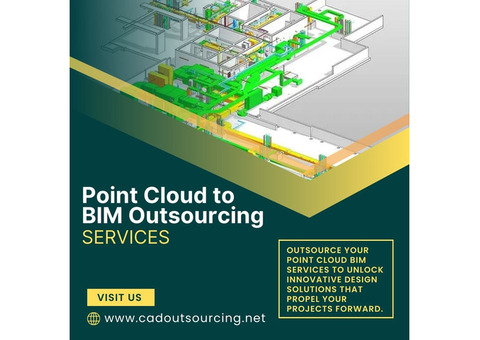 Point Cloud to BIM Outsourcing Services in California, USA