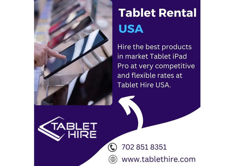 Affordable Tablet Rental in USA for Events & Business Solutions