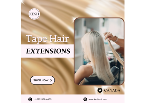 Get Flawless Volume with Premium Tape Hair Extensions