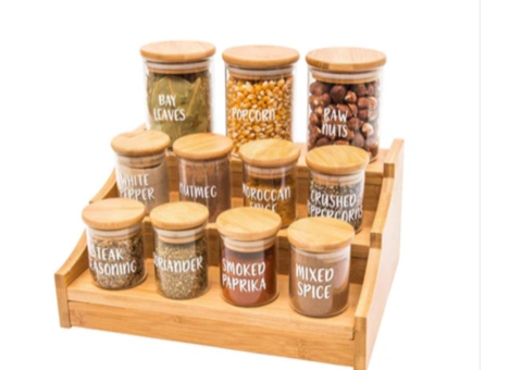 Keep Your Kitchen Neat with Our Spice Jar Set