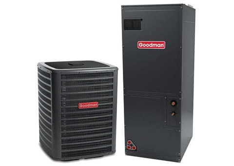 Goodman 2 Ton 15.2 SEER2 24000 BTUh Multi-Speed Heat Pump System