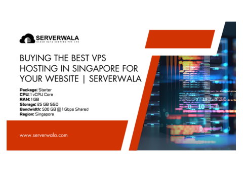 Buying the Best VPS Hosting in Singapore for Your Website | Serverwala