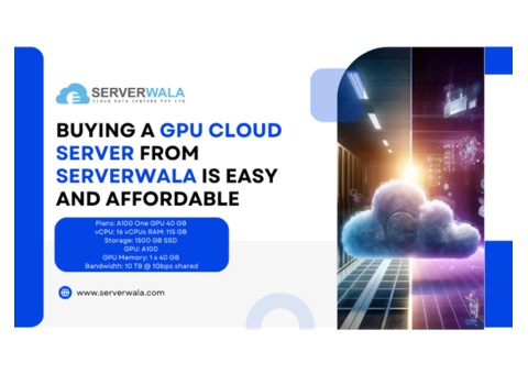 Buying a GPU cloud server from Serverwala is easy and affordable