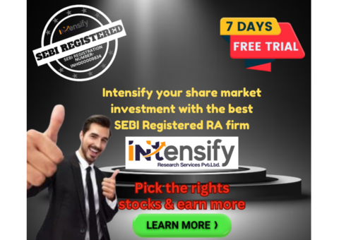 Share Market Investment with the best SEBI-registered RA firm