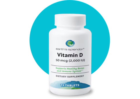 Earth's Splendor Vitamin D | Bone, Immune & Mood Support