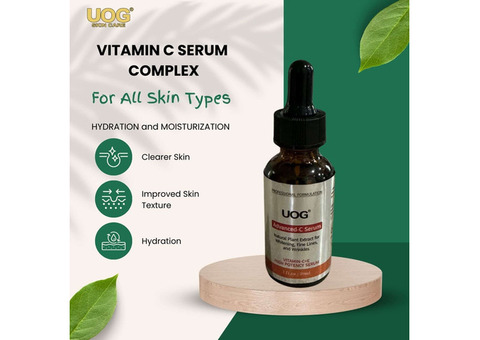 UOG Vitamin C Serum: Brighten and Firm Your Skin for a Youthful Glow