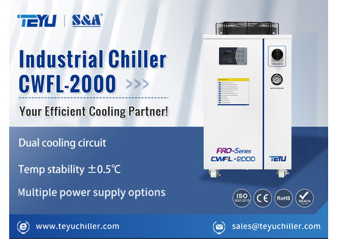 Excellent Air-cooled Water Chiller for 2000W Fiber Laser Cutter Welder