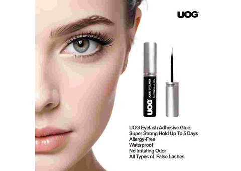 UOG Eyelash Adhesive: Strong, Waterproof Hold for Flawless Extensions