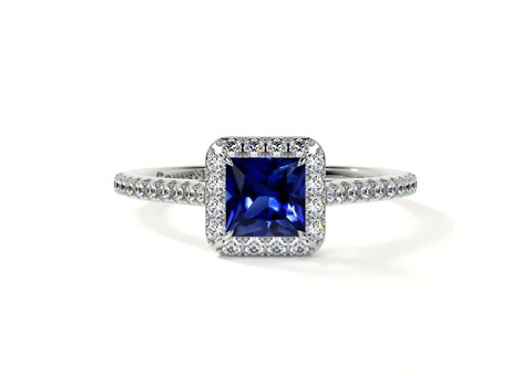 Exclusive 0.33cttw. Blue Tanzanite Engagement Rings Deals.