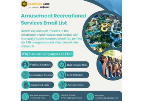 Amusement Recreational Services Email List: Engage B2B Clients