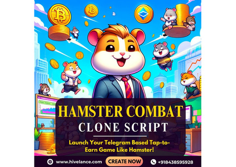 Create your T2E game instantly with our Hamster Kombat clone script!