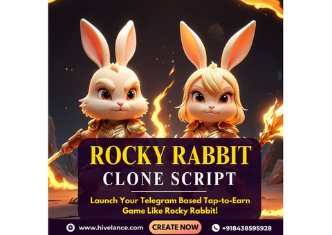 Rocky Rabbit Clone Script to Launch Your Own Tap-to-Earn Game!