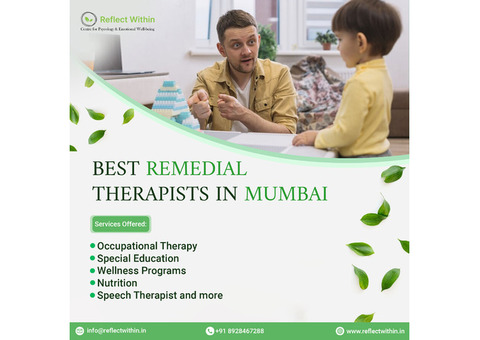 Building Confidence with a Remedial Therapy Special Educator in Mumbai