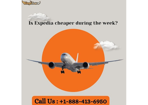 +1-888-413-6950 Is Expedia cheaper during the week?