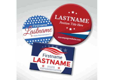 Custom Political  Buttons: Perfect for Any Event or Campaign