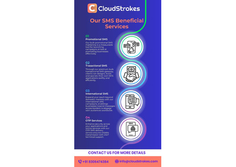 (Cloud Strokes) Bulk SMS service provider in Jaipur