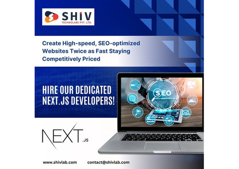 Hire Next.js Developers for Web Success from Shiv Technolabs