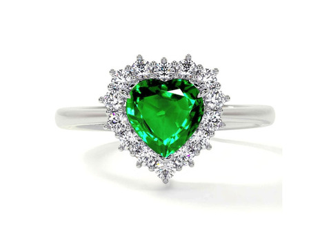 Exclusive 1.67cttw GIA Certified Emerald Ring with Diamonds Deals.