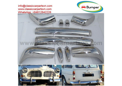 Volvo Amazon USA style (1956-1970) bumpers by stainless steel