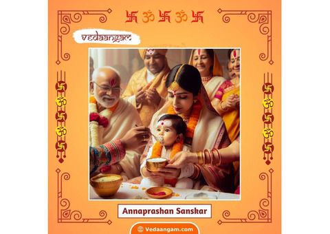 Book Pandit for Annaprashan Sanskar Puja - Vedaangam