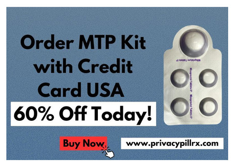 Order MTP Kit with Credit Card USA - 60% Off Today!