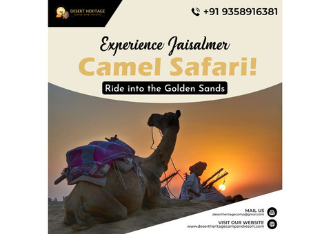 Camel Safari Tour Jaisalmer: A Perfect Desert Getaway