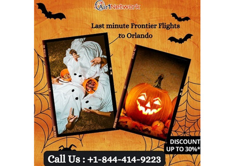 +1 (844) 414-9223 Last minute Frontier Flights to Orlando