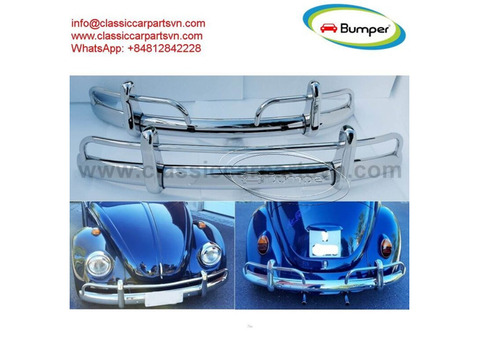 VW Beetle USA style (1955-1972) bumpers by stainless steel new