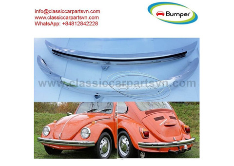 VW Beetle year (1968-1974) bumpers by stainless steel new