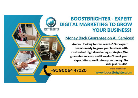 BoostBrighter India’s Most Trusted Digital Marketing Agency