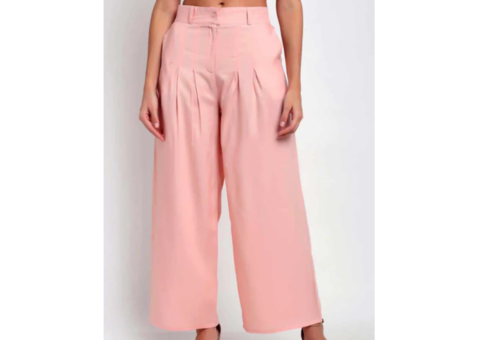 Classified Description: Stylish Peach Palazzo Pants