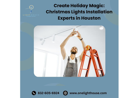 Create Holiday Magic: Christmas Lights Installation Experts in Houston